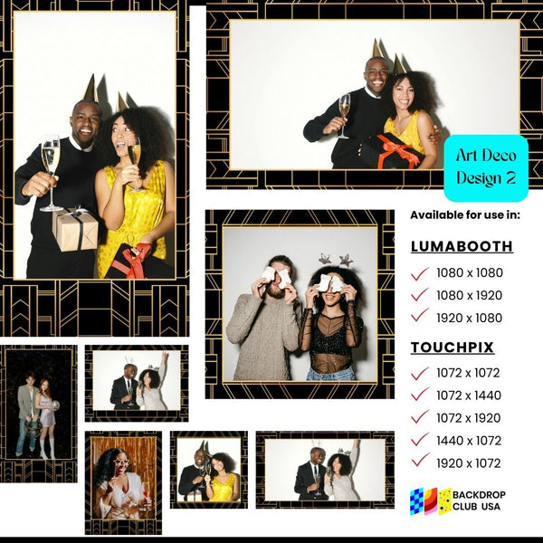 Art Deco Designs (Touchpix and Lumabooth)