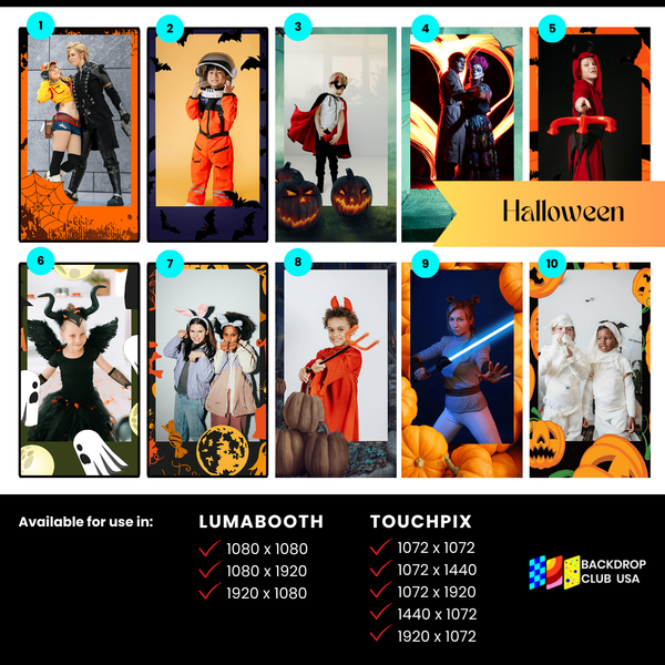 Halloween Designs (Touchpix and Lumabooth)