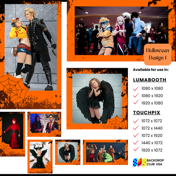 Halloween Designs (Touchpix and Lumabooth)