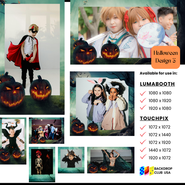 Halloween Designs (Touchpix and Lumabooth)