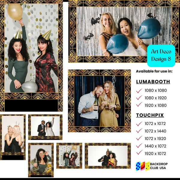 Art Deco Designs (Touchpix and Lumabooth)