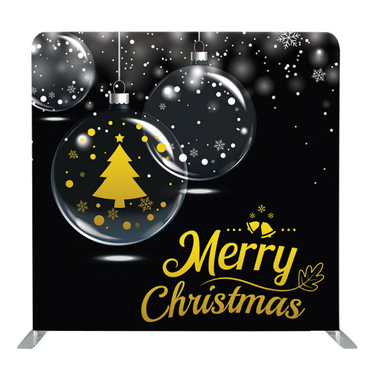 8ft x 8ft Merry Christmas Pillow Tension Fabric Backdrop Rental Per Day (#66)