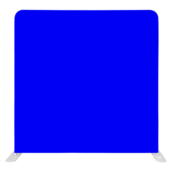 (#116) 8ft x 8ft Blue Tension Fabric Backdrop Rental Per Day