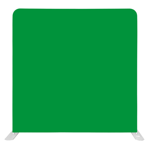 (#146) 8ft x 8ft Green Tension Fabric Backdrop Rental Per Day