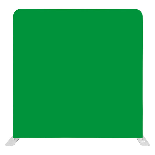 (#146) 8ft x 8ft Green Tension Fabric Backdrop Rental Per Day