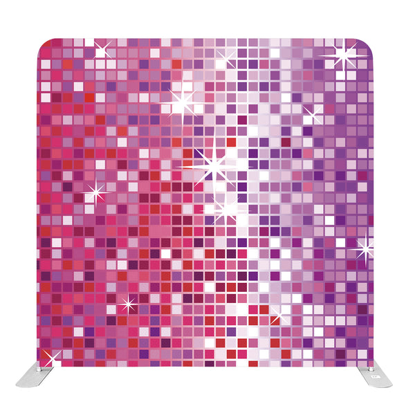 8ft x 8ft Pink Purple Sequin Pink Mosaic Sparkle Pillow Tension Fabric Backdrop Rental Per Day (#20)