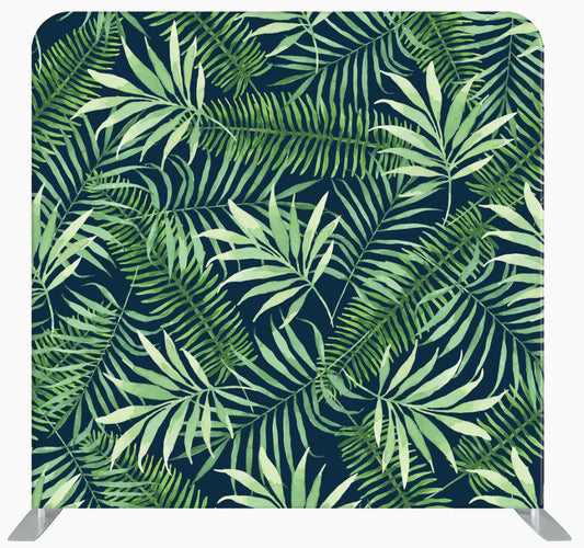 8ft x 8ft Tropical & Jungle Wedding Party Pillow Tension Fabric Backdrop Rental Per Day (#67)