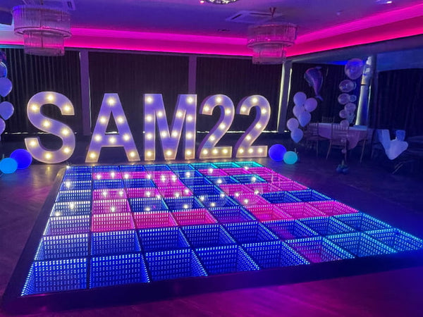 20x20ft 144 Panels 3D InfinityTop Light DJ Wireless LED Disco Dance Floor – Strong, Durable, and Water Resistant