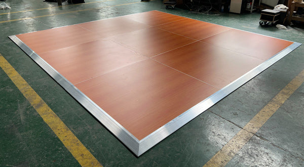 32'x32' Maple Wood Dance Floor with Aluminum Edging – Premium Event Flooring for Hotels, Venues & DJs (Copy)