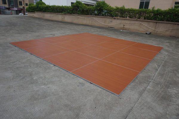 32'x32' Maple Wood Dance Floor with Aluminum Edging – Premium Event Flooring for Hotels, Venues & DJs (Copy)